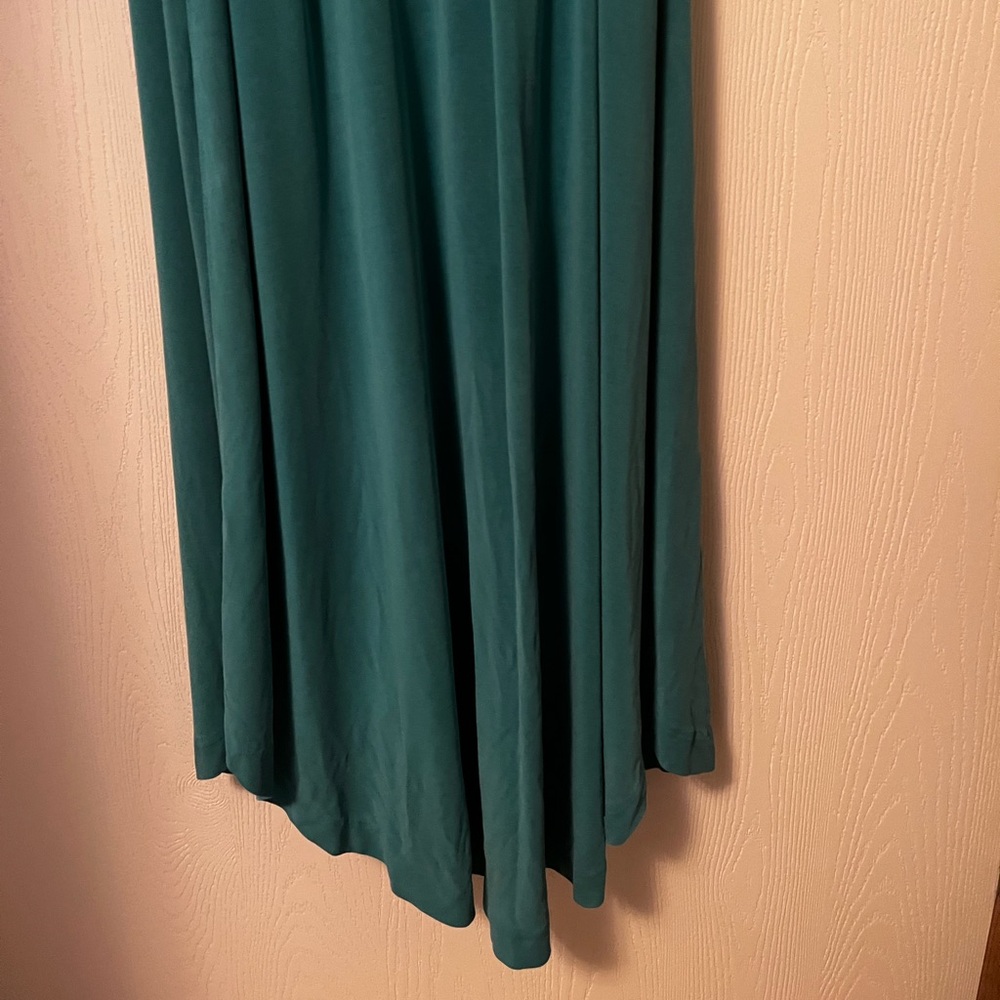 Anthropologie Maeve Teal Azores Halter Sleeveless Midi Dress Size Medium - Picture 8 of 10